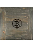 Imperial Boston Bruins Reclaimed Black End Table