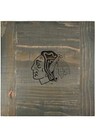Imperial Chicago Blackhawks Reclaimed Black End Table
