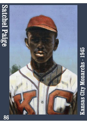 Kansas City Monarchs Satchel Paige 1945 Magnet
