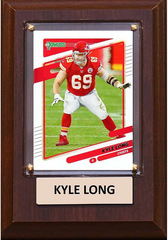 Kansas City Chiefs 4x6 Player Plaque