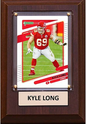 Kansas City Chiefs 4x6 Player Plaque
