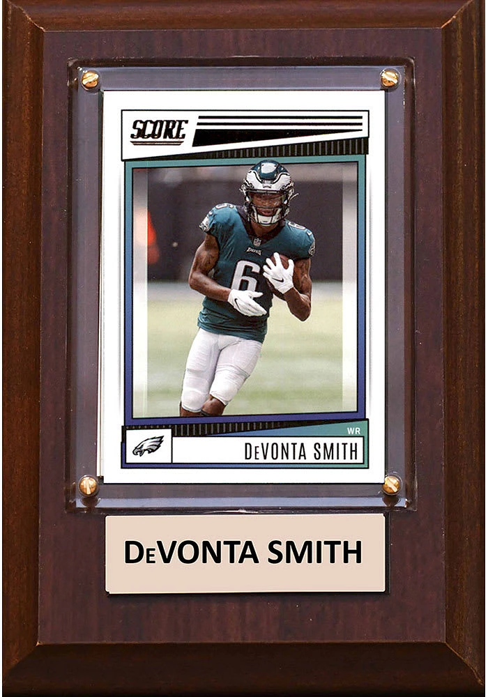 Devonta Smith Philadelphia Eagles Devonta Smith 4x6 Player Plaque