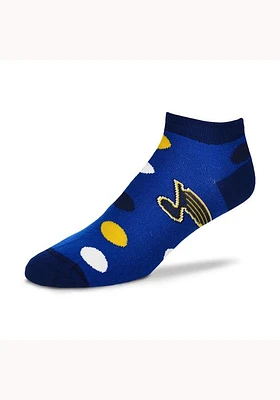 St Louis Blues Polka Dot Womens No Show Socks