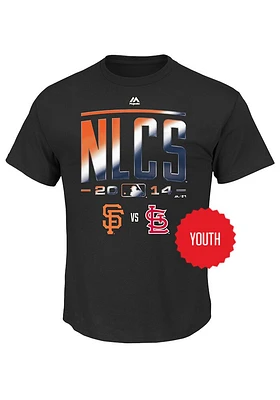 St Louis Cardinals Youth Black We Play Them All Short Sleeve T-Shirt