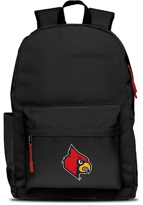 Louisville Cardinals Black Campus Laptop Backpack