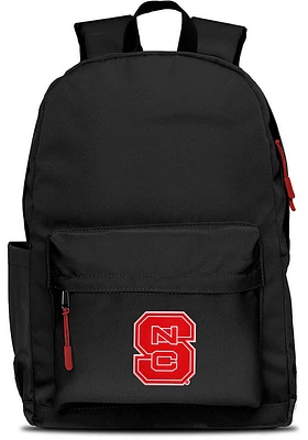 NC State Wolfpack Black Campus Laptop Backpack