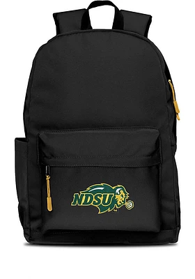 North Dakota State Bison Black Campus Laptop Backpack