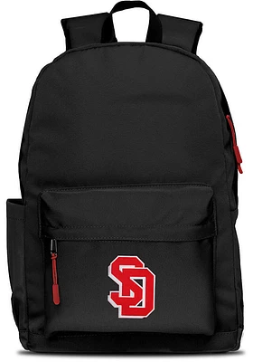 South Dakota Coyotes Black Campus Laptop Backpack