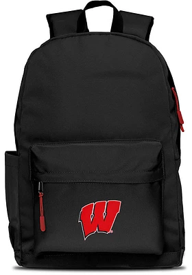 Campus Laptop Wisconsin Badgers Backpack - Black