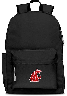 Washington State Cougars Black Campus Laptop Backpack