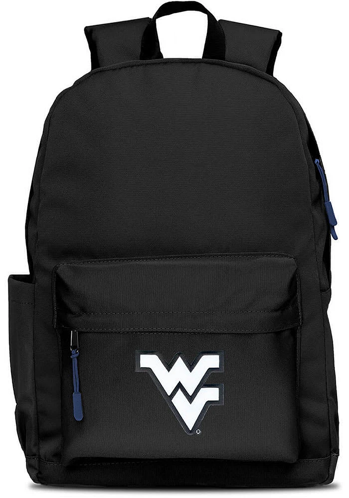 West Virginia Mountaineers Black Campus Laptop Backpack