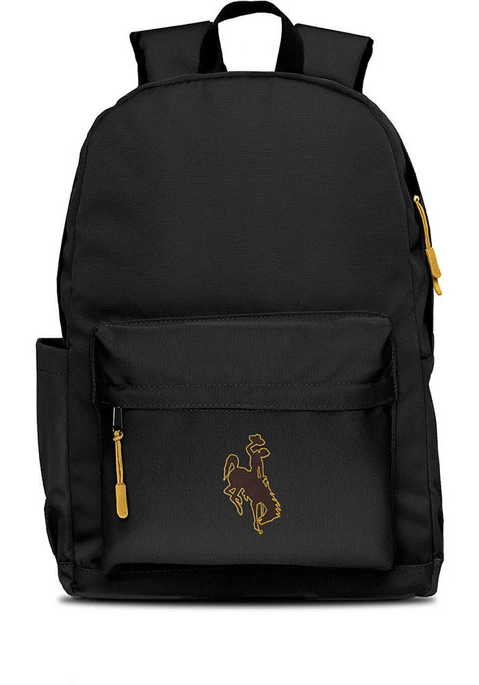 Wyoming Cowboys Black Campus Laptop Backpack