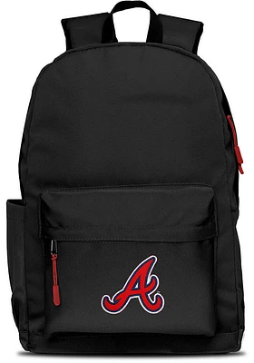Atlanta Braves Black Campus Laptop Backpack
