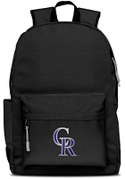 Colorado Rockies Black Campus Laptop Backpack