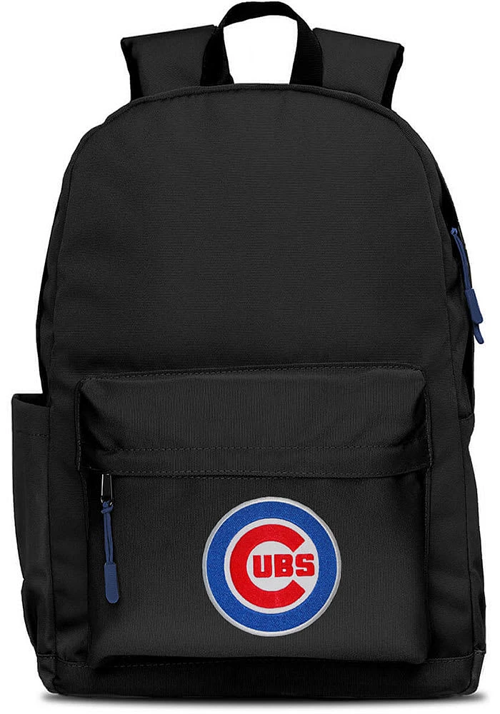 Chicago Cubs Black Campus Laptop Backpack