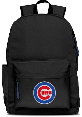 Chicago Cubs Black Campus Laptop Backpack