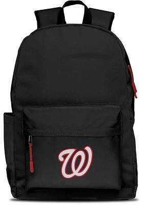 Washington Nationals Black Campus Laptop Backpack