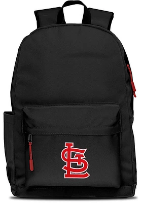 St Louis Cardinals Black Campus Laptop Backpack