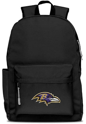 Baltimore Ravens Black Campus Laptop Backpack