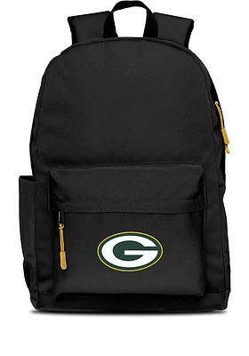 Green Bay Packers Black Campus Laptop Backpack