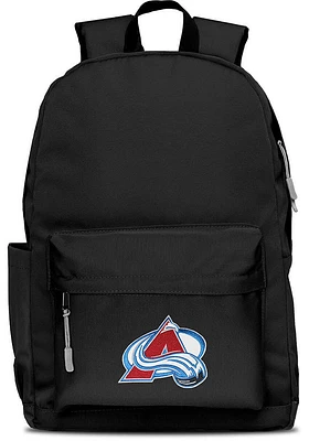 Colorado Avalanche Black Campus Laptop Backpack