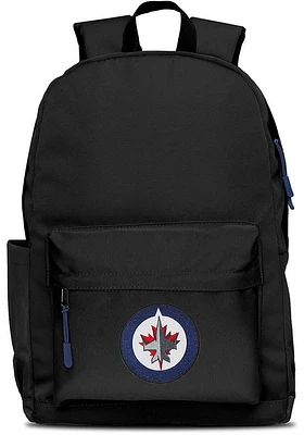 Winnipeg Jets Black Campus Laptop Backpack
