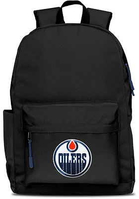Edmonton Oilers Black Campus Laptop Backpack
