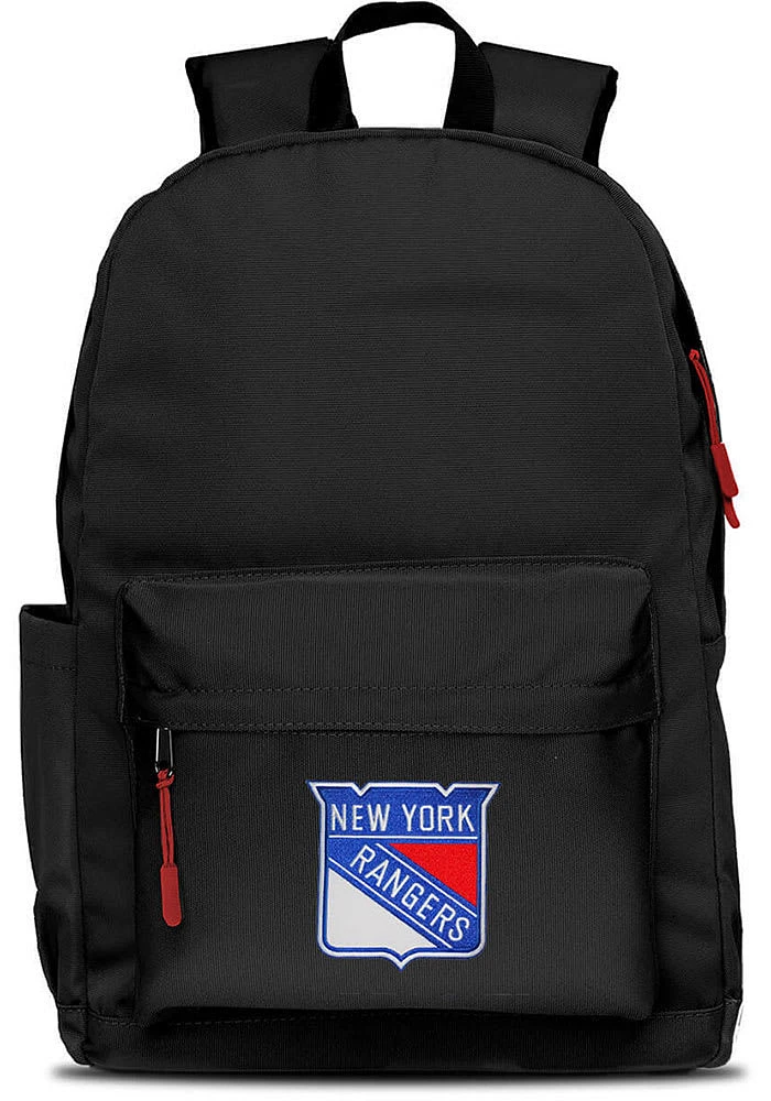 New York Rangers Black Campus Laptop Backpack