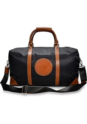 New England Patriots Black Debossed Duffel Luggage