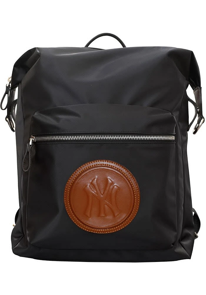 New York Yankees Black Debossed Signature Backpack