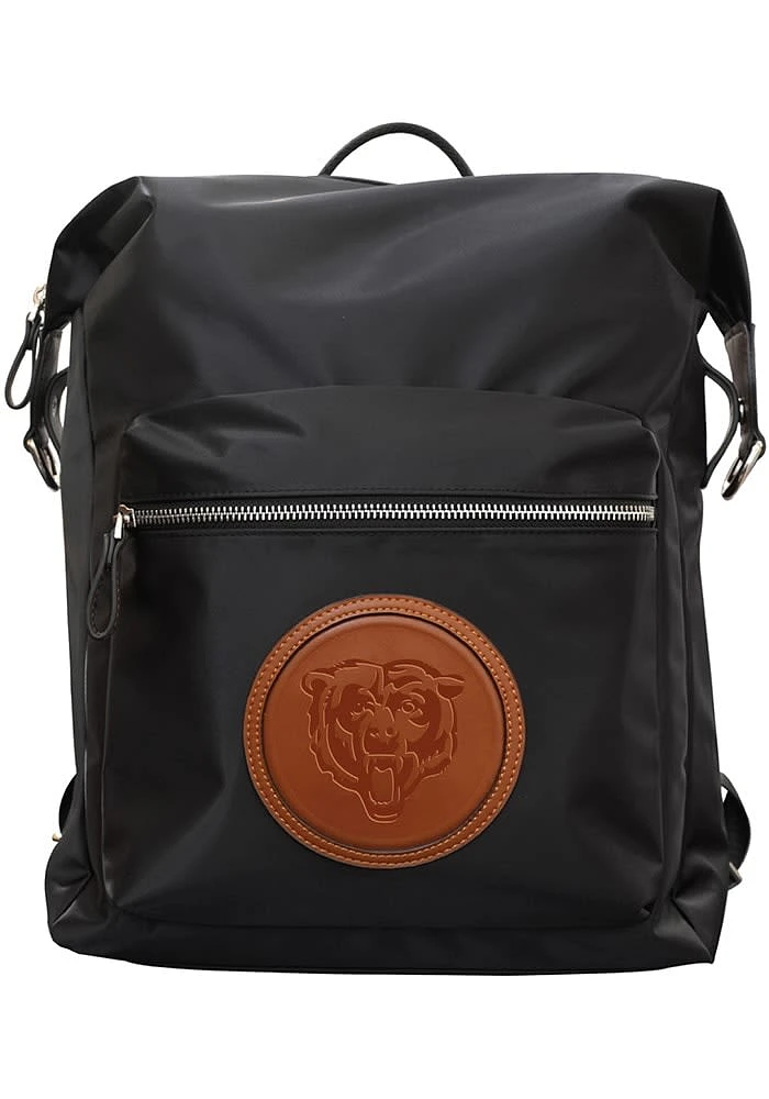 Chicago Bears Black Debossed Signature Backpack