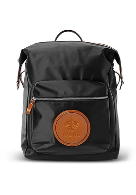 New Orleans Saints Black Debossed Signature Backpack