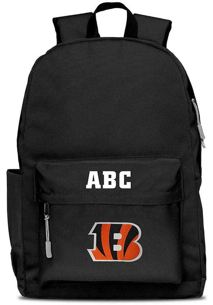 Cincinnati Bengals Personalized Monogram Campus Backpack