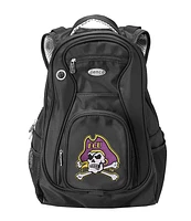 East Carolina Pirates Black 19 Inch Backpack