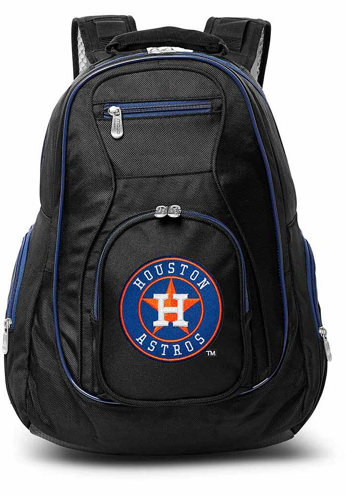 Houston Astros Black 19 Laptop Blue Trim Backpack
