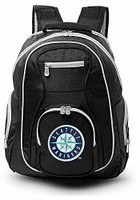 Seattle Mariners Black 19 Laptop Grey Trim Backpack