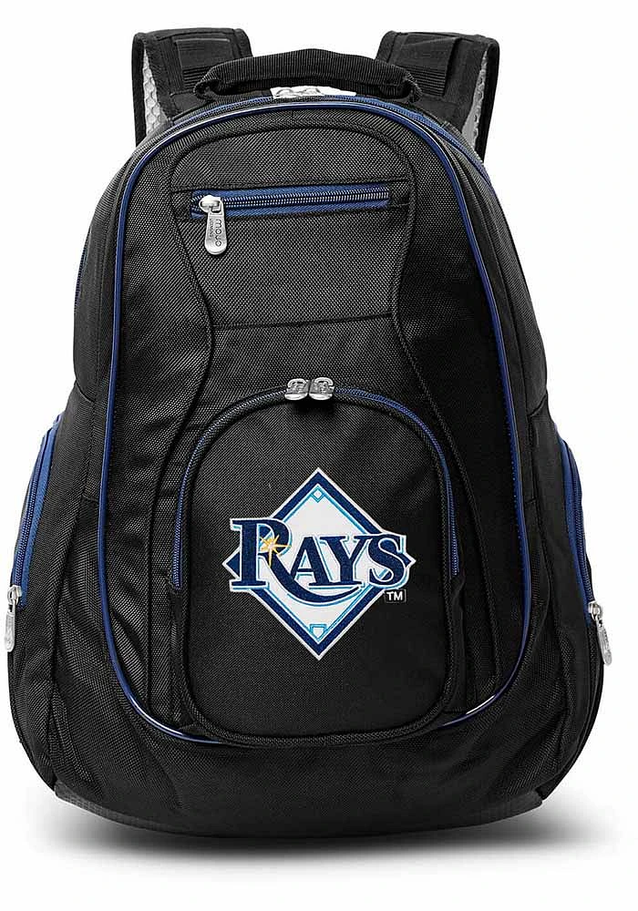 Tampa Bay Rays Black 19 Laptop Blue Trim Backpack