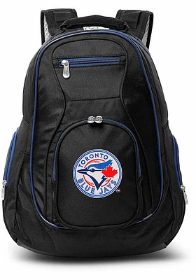 Toronto Blue Jays Black 19 Laptop Blue Trim Backpack