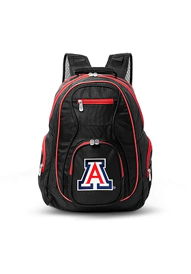 Arizona Wildcats Black 19 Laptop Red Trim Backpack