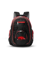 Arkansas Razorbacks Black 19 Laptop Red Trim Backpack