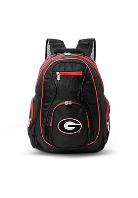 Georgia Bulldogs Black 19 Laptop Red Trim Backpack