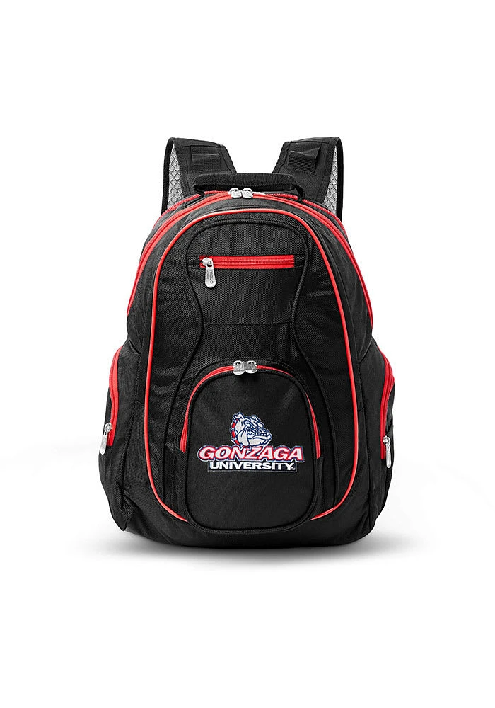 Gonzaga Bulldogs Black 19 Laptop Red Trim Backpack