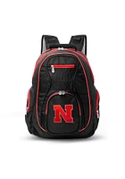19 Laptop Red Trim Nebraska Cornhuskers Backpack - Black