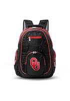 Oklahoma Sooners Black 19 Laptop Red Trim Backpack
