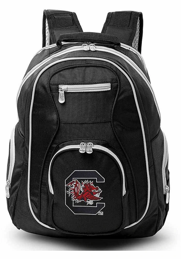 South Carolina Gamecocks Black 19 Laptop Grey Trim Backpack