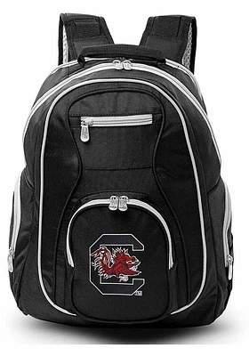 South Carolina Gamecocks Black 19 Laptop Grey Trim Backpack