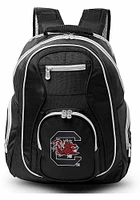 South Carolina Gamecocks Black 19 Laptop Grey Trim Backpack