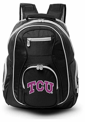 TCU Horned Frogs Black 19 Laptop Grey Trim Backpack