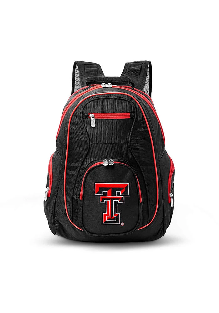 Texas Tech Red Raiders Black 19 Laptop Red Trim Backpack