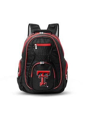 Texas Tech Red Raiders Black 19 Laptop Red Trim Backpack